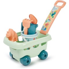 ECOIFFIER Plage 465 - Chariot Dino Garni - 18 mois - Tout transporter