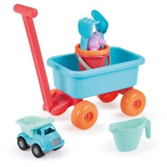 ECOIFFIER Plage 524 - Chariot de Plage Garni - 18 mois - Tout transpor