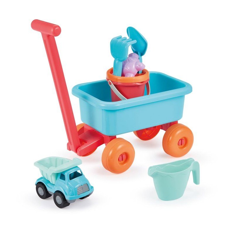 ECOIFFIER Plage 524 - Chariot de Plage Garni - 18 mois - Tout transpor