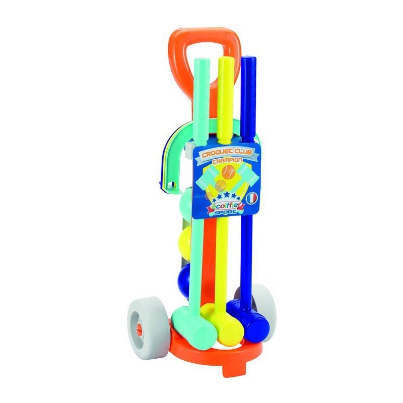 ECOIFFIER Sport 745 - Chariot Croquet - 18 mois - Apprendre a viser