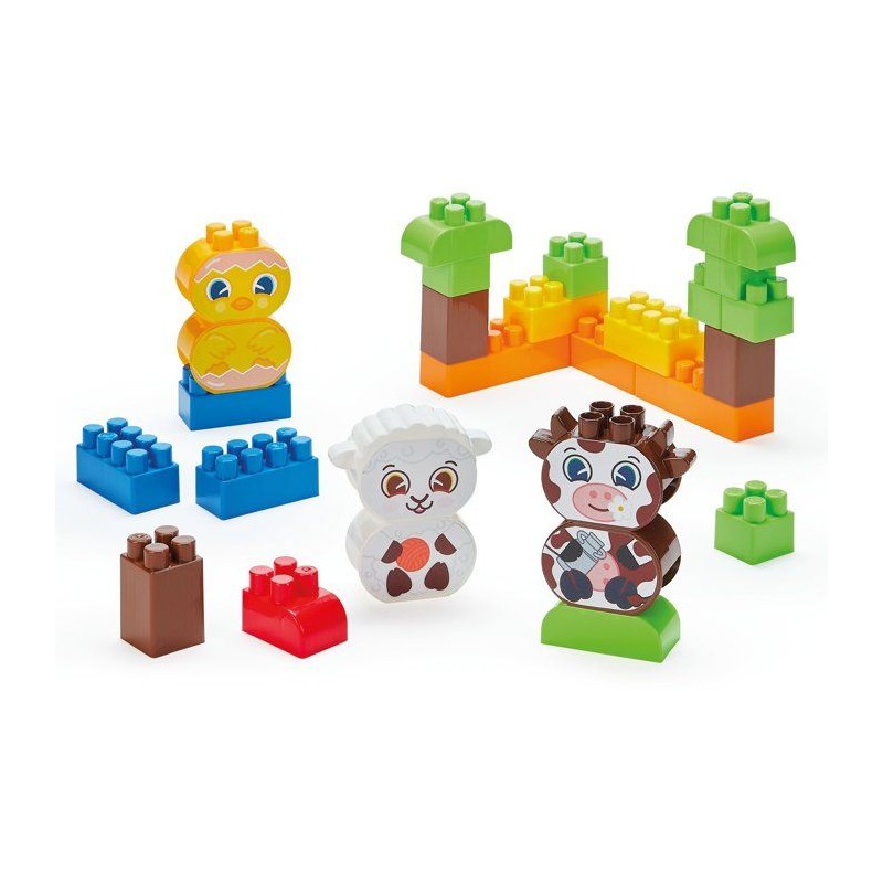 Coffret ferme - Abrick - ECOIFFIER - 150 pieces - Des 18 mois