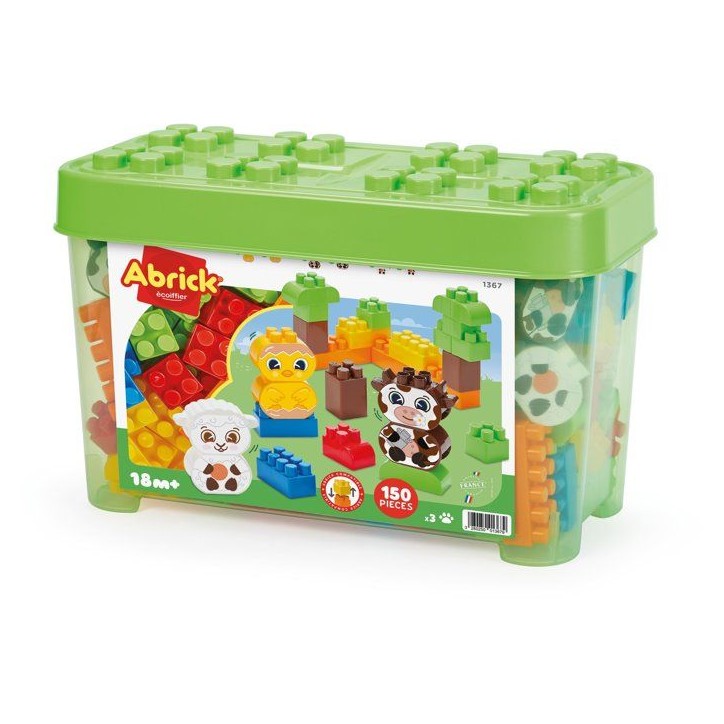 Coffret ferme - Abrick - ECOIFFIER - 150 pieces - Des 18 mois Coffret ferme - Abrick - ECOIFFIER - 150 pieces - Des 18 mois
