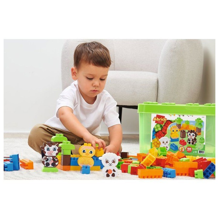Coffret ferme - Abrick - ECOIFFIER - 150 pieces - Des 18 mois Coffret ferme - Abrick - ECOIFFIER - 150 pieces - Des 18 mois