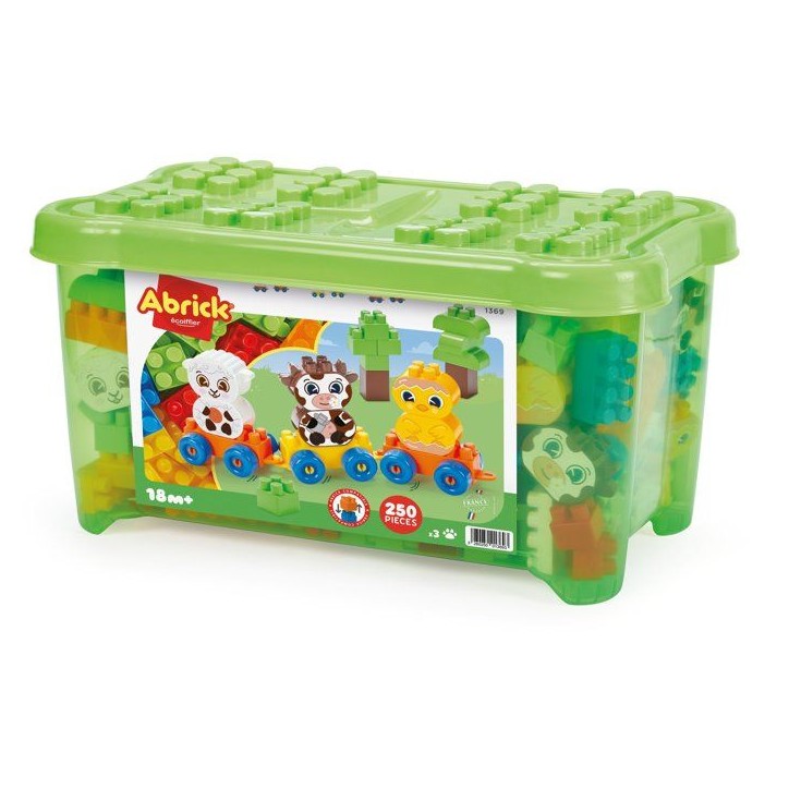Coffret ferme Abrick - ECOIFFIER - 250 pcs - Des 18 mois Coffret ferme Abrick - ECOIFFIER - 250 pcs - Des 18 mois