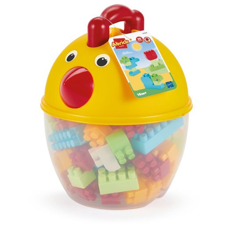 ECOIFFIER Abrick 1434 - Baril Poule 90 Pieces - Abrick - 18 mois - Un maximum de combinaisons ECOIFFIER Abrick 1434 - Baril Poule 90 Pieces - Abrick - 18 mois - Un maximum de combinaisons