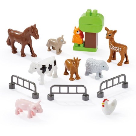 ECOIFFIER Abrick 3329 - Les Animaux de la Campagne - 18 mois - Les Pre