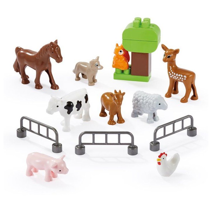 ECOIFFIER Abrick 3329 - Les Animaux de la Campagne - 18 mois - Les Premiers pas dans la Ferme ECOIFFIER Abrick 3329 - Les Animaux de la Campagne - 18 mois - Les Premiers pas dans la Ferme