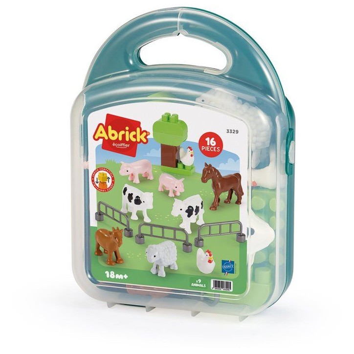 ECOIFFIER Abrick 3329 - Les Animaux de la Campagne - 18 mois - Les Premiers pas dans la Ferme ECOIFFIER Abrick 3329 - Les Animaux de la Campagne - 18 mois - Les Premiers pas dans la Ferme