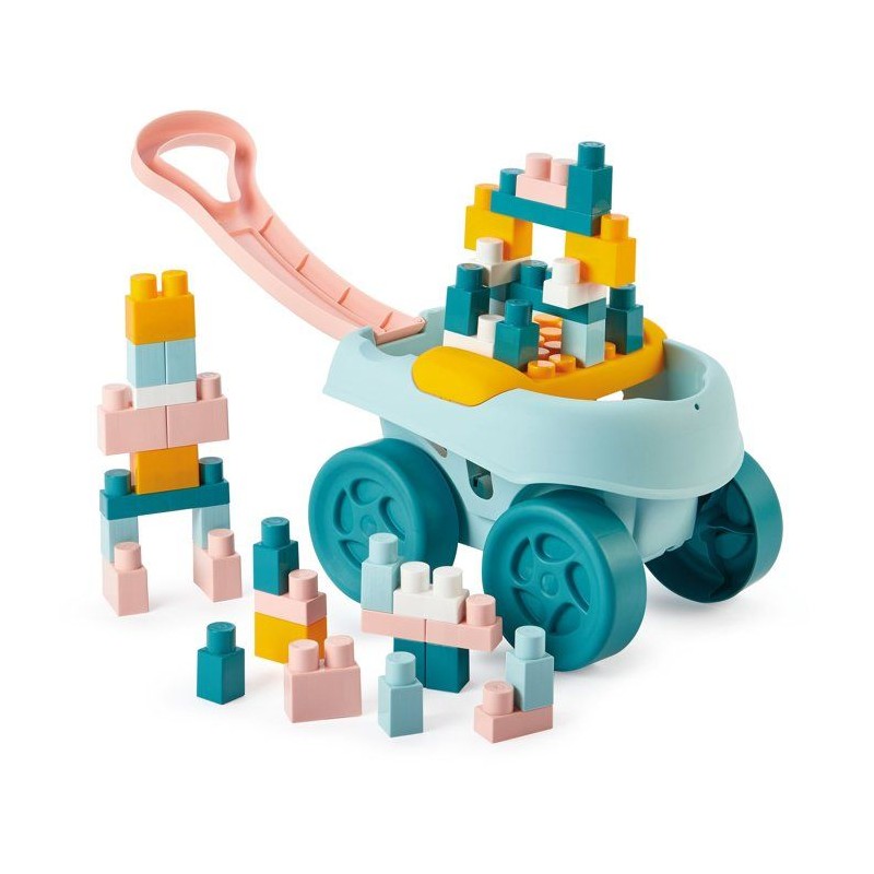 ECOIFFIER 7925 BB Abrick - Chariot - 40 pieces - 12 mois - Un chariot