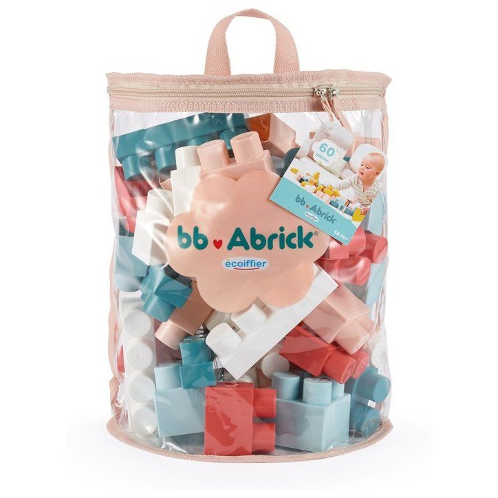 ECOIFFIER Bb Abrick 7933 - Sac Demi-Lune 60 Pces - Bb Abrick - 12 mois - Un Maximum de Combinaisons