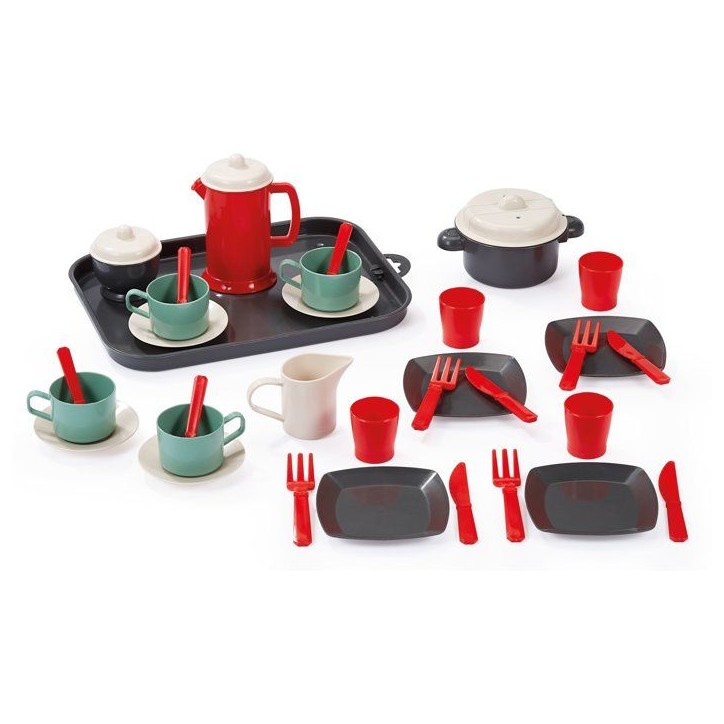 Plateau dinette garni - Jeu d'imitation - ECOIFFIER - 26,5 cm - +18 mois Plateau dinette garni - Jeu d'imitation - ECOIFFIER - 26,5 cm - +18 mois