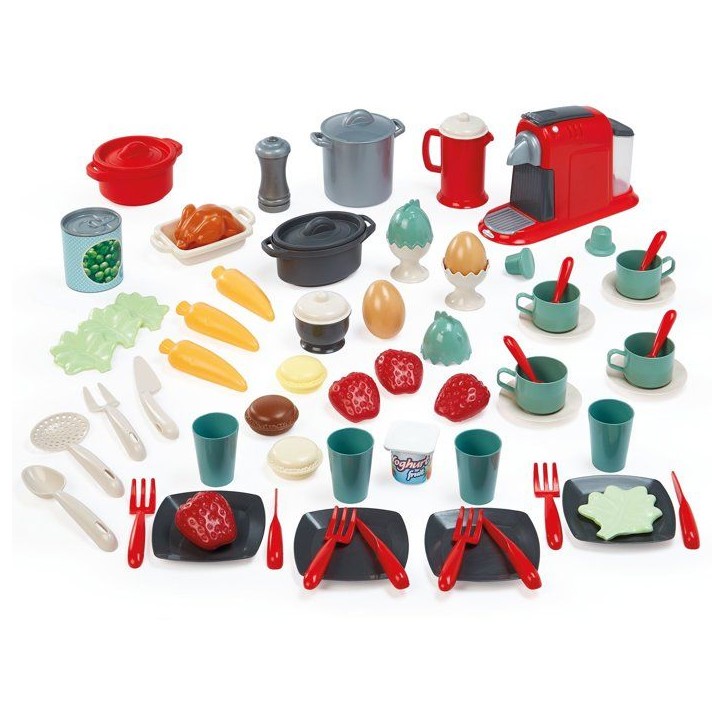 Coffret dinette - ECOIFFIER - 70 pieces - Des 18 mois Coffret dinette - ECOIFFIER - 70 pieces - Des 18 mois