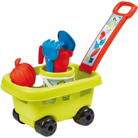 ECOIFFIER Jardin 4345 - Chariot Jardin Garni - 18 mois - Pratique Pour