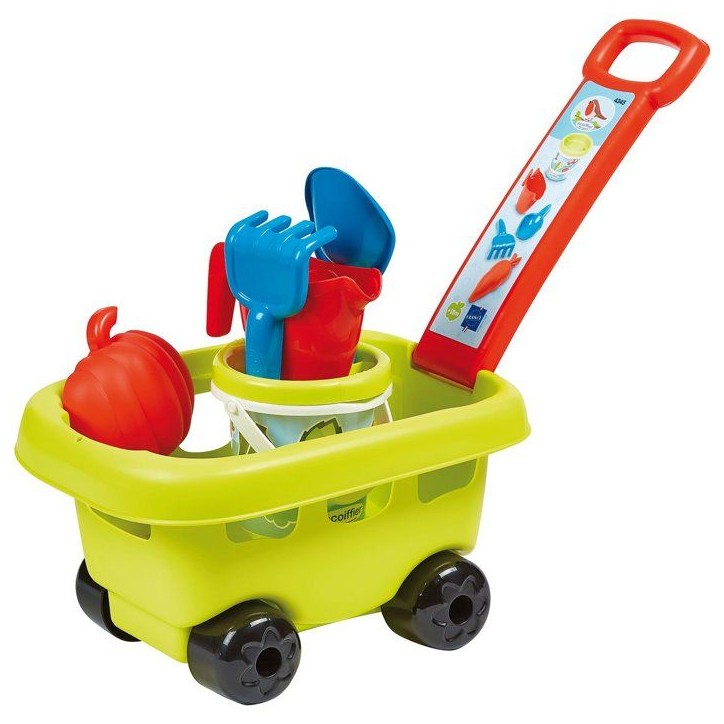 ECOIFFIER Jardin 4345 - Chariot Jardin Garni - 18 mois - Pratique Pour Transporter Ses Outils ECOIFFIER Jardin 4345 - Chariot Jardin Garni - 18 mois - Pratique Pour Transporter Ses Outils