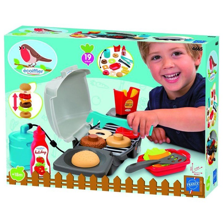 ECOIFFIER Jardin 4665 - Barbecue Burger - 18 mois - Un Petit Barbecue En Famille ? ECOIFFIER Jardin 4665 - Barbecue Burger - 18 mois - Un Petit Barbecue En Famille ?
