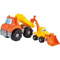 ECOIFFIER Tp 492 - Camion + Tractopelle - 18 mois - Pour le transport