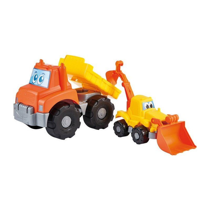 ECOIFFIER Tp 492 - Camion + Tractopelle - 18 mois - Pour le transport