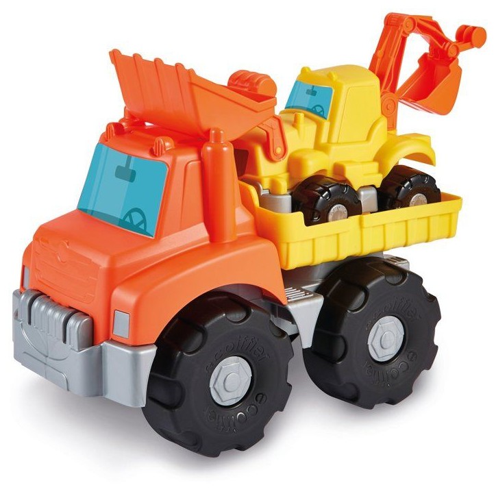 ECOIFFIER Tp 492 - Camion + Tractopelle - 18 mois - Pour le transport de sable ECOIFFIER Tp 492 - Camion + Tractopelle - 18 mois - Pour le transport de sable