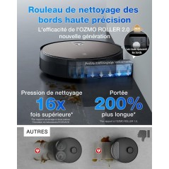 ECOVACS X11 PRO OMNI - Robot Aspirateur Laveur avec Blast - 19500 Pa -