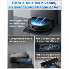 ECOVACS X11 PRO OMNI - Robot Aspirateur Laveur avec Blast - 19500 Pa -