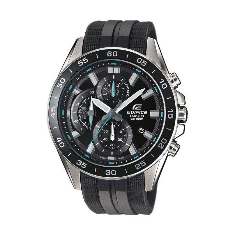 Montre en résine - EDIFICE - CASIO - Noir - Quartz - Verre minéral -