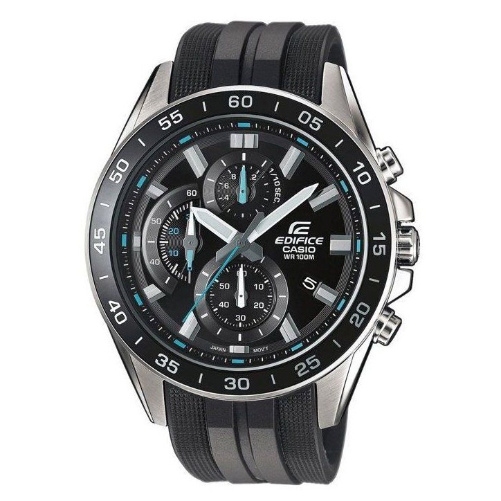 Montre en résine - EDIFICE - CASIO - Noir - Quartz - Verre minéral - Homme Montre en résine - EDIFICE - CASIO - Noir - Quartz - Verre minéral - Homme