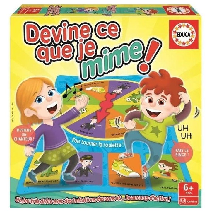 EDUCA - Devine ce que Je Mime - Jeu éducatif EDUCA - Devine ce que Je Mime - Jeu éducatif