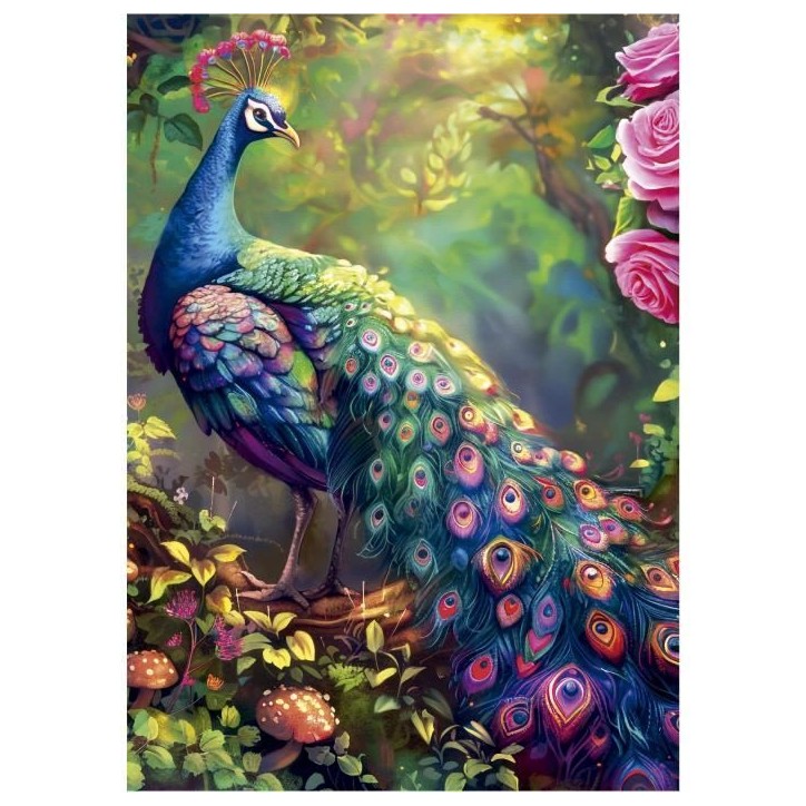 Puzzle - EDUCA - Jardin de Paons - 1000 pieces - 68x48 cm - Pour adultes a partir de 12 ans Puzzle - EDUCA - Jardin de Paons - 1000 pieces - 68x48 cm - Pour adultes a partir de 12 ans