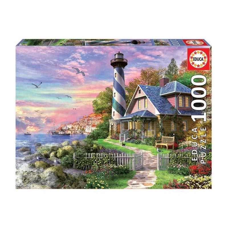 Puzzle Paysage et Nature - EDUCA - Phare A Rock Bay - 1000 pieces - Ad