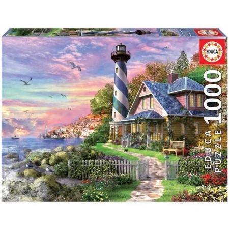 Puzzle Paysage et Nature - EDUCA - Phare A Rock Bay - 1000 pieces - Ad