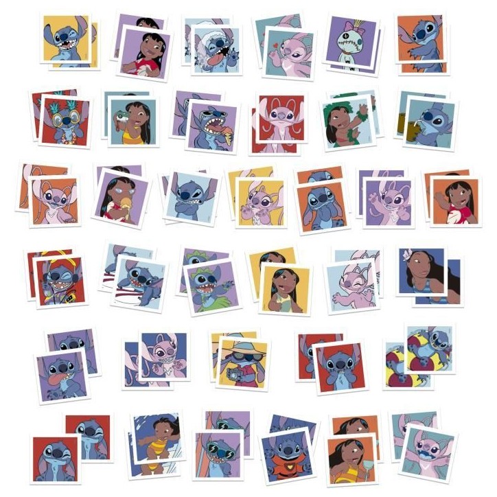 Identic Stitch - Jeu de mémoire - EDUCA - 72 cartes, développe mémoire et attention - Des 3 ans Identic Stitch - Jeu de mémoire - EDUCA - 72 cartes, développe mémoire et attention - Des 3 ans