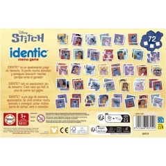 Identic Stitch - Jeu de mémoire - EDUCA - 72 cartes, développe mémo