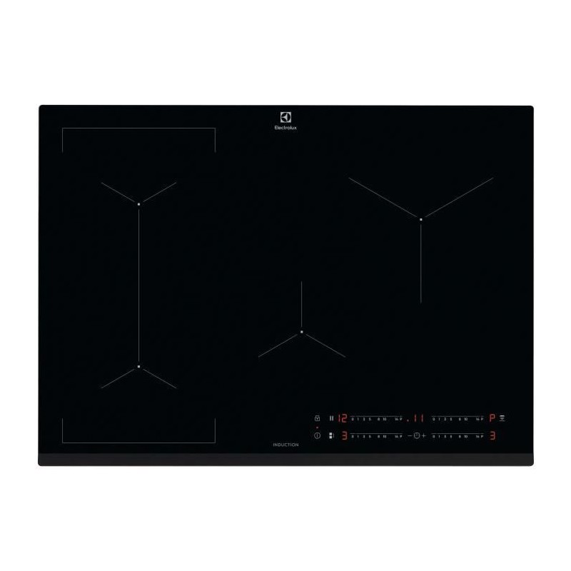 Plaque a induction - ELECTROLUX - 4 foyers - 71 x 52 cm - EIV734 - Noi