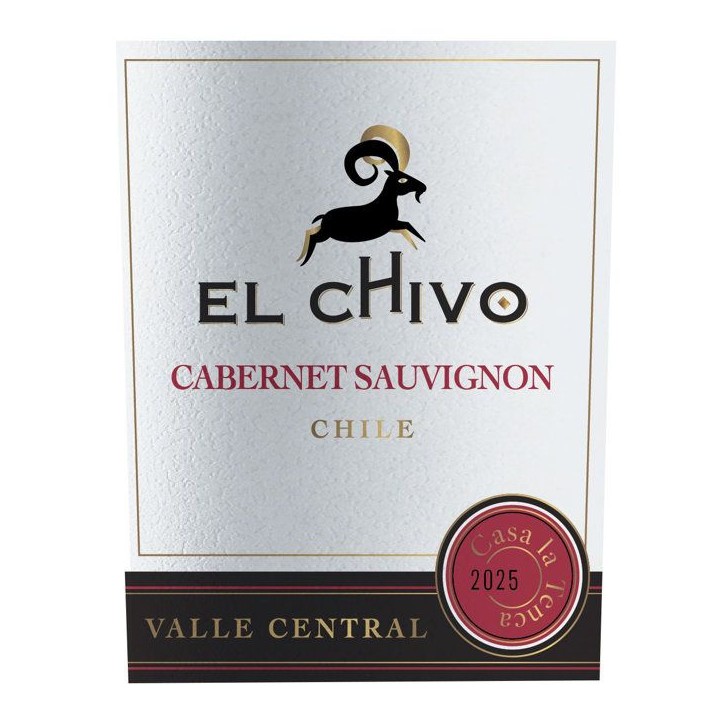 El Chivo Valle Central 2025 Cabernet Sauvignon - Vin rouge de Chili