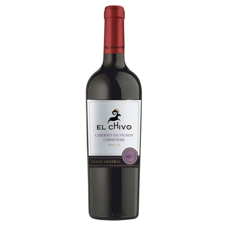 El Chivo Valle Central 2025 Cabernet Sauvignon Carmenere - Vin rouge de Chili