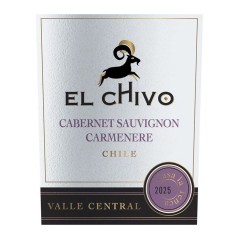 El Chivo Valle Central 2025 Cabernet Sauvignon Carmenere - Vin rouge de Chili