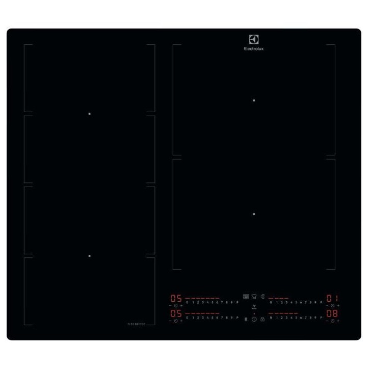 Plaque a Induction - ELECTROLUX - EIV66453I - 4 Foyers - 7350 Watts - Verre Trempé Plaque a Induction - ELECTROLUX - EIV66453I - 4 Foyers - 7350 Watts - Verre Trempé