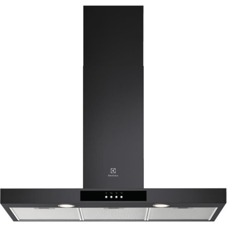 Hotte décorative box - ELECTROLUX - LFT429K - 89,8 x 45 x 67,8 cm - N