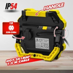 Projecteur Led - I-Watts - I-SPC50-4500SMD - 50 W - 4500 lumens