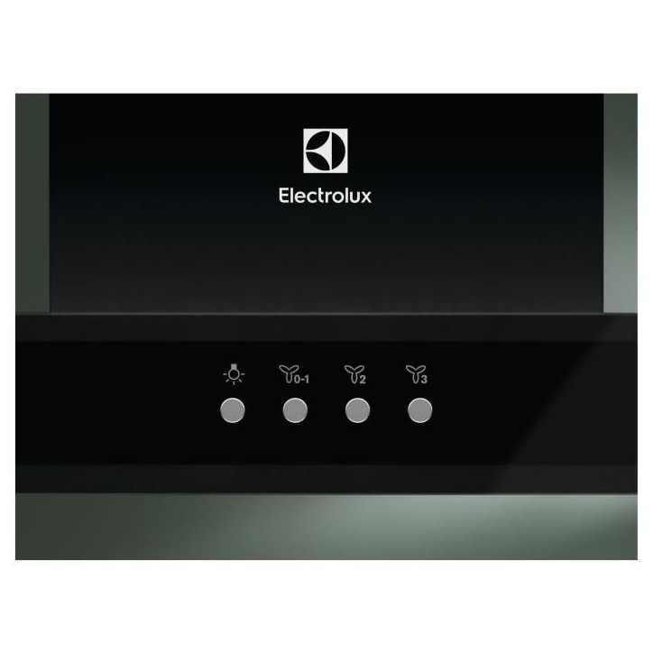 Hotte décorative box - ELECTROLUX - LFT426K - 59,8 x 45 x 67,8 cm - Noir Hotte décorative box - ELECTROLUX - LFT426K - 59,8 x 45 x 67,8 cm - Noir