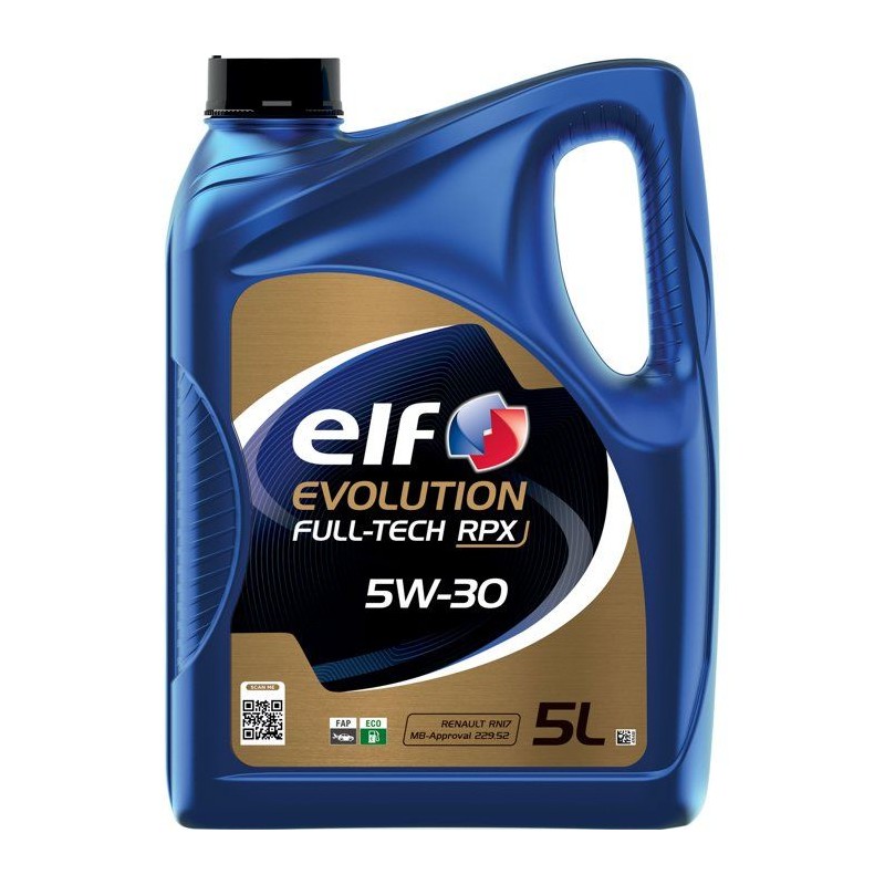 Huile moteur - ELF - Evolution Full-Tech RPX 5W-30 - 5L
