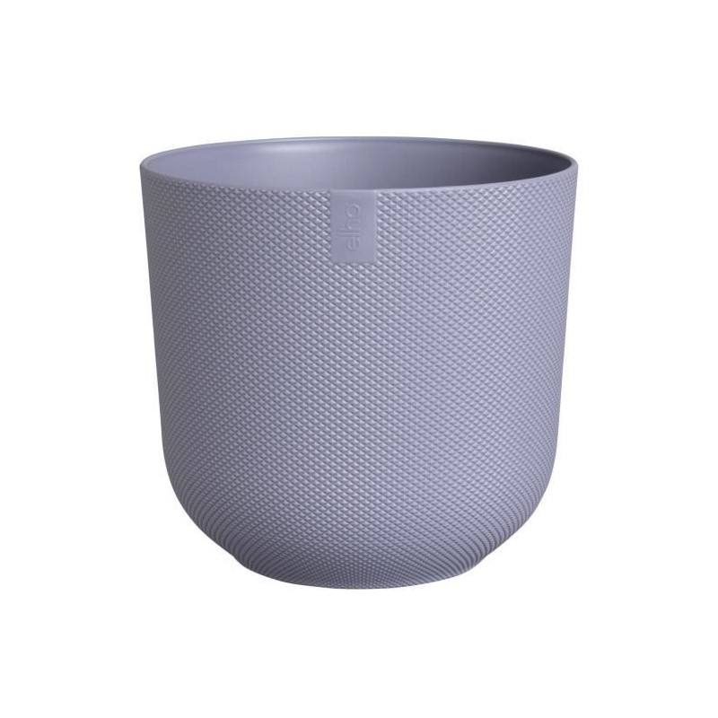 ELHO Pot de fleurs Jazz Rond - Violet - Ø 29.5 x H 27 cm - Intérieur