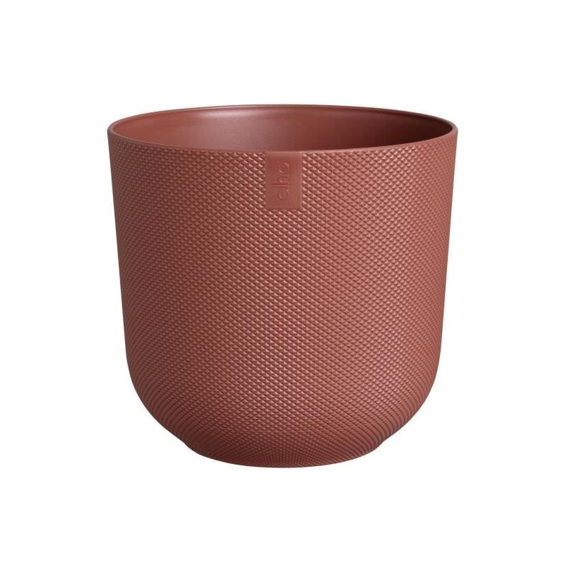 ELHO Pot de fleurs Jazz Rond - Rouge - Ø 29.5 x H 27 cm - Intérieur