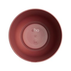 ELHO Pot de fleurs Jazz Rond - Rouge - Ø 29.5 x H 27 cm - Intérieur