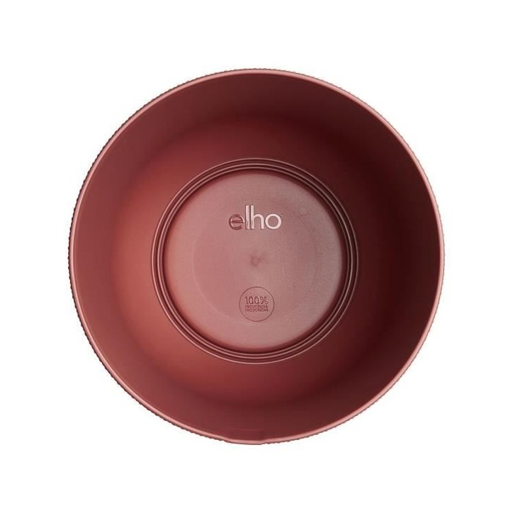 ELHO Pot de fleurs Jazz Rond - Rouge - Ø 29.5 x H 27 cm - Intérieur - 100% recyclé ELHO Pot de fleurs Jazz Rond - Rouge - Ø 29.5 x H 27 cm - Intérieur - 100% recyclé