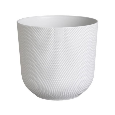 ELHO Pot de fleurs - Jazz Rond - Blanc - L 35 x B 34.5 x H 32 cm - Int