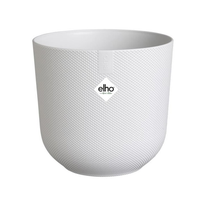 ELHO Pot de fleurs - Jazz Rond - Blanc - L 35 x B 34.5 x H 32 cm - Intérieur - 100% recyclé ELHO Pot de fleurs - Jazz Rond - Blanc - L 35 x B 34.5 x H 32 cm - Intérieur - 100% recyclé