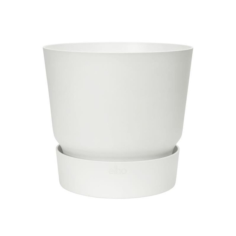 ELHO Pot de fleurs rond Greenville 25 - Extérieur - Ø 24,48 x H 23,3