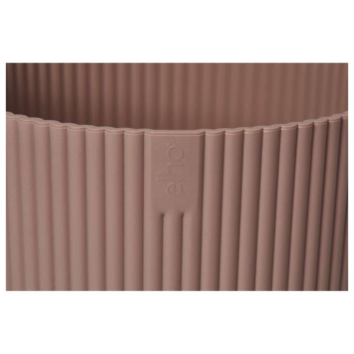 ELHO Pot de fleurs Rond VIBES - Ø25 x H23cm - Plastique - Rose poudré