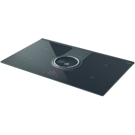 Table induction ELICA PRF0120978A NikolaTesla BL/F/83 - 4 foyers - Commandes tactiles - Extraction intégrée - Noir brillant